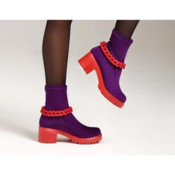 Bottines Chaussettes à Plateforme 26452