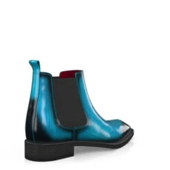 Bottes Chelsea De Luxe Oxford Pour Femmes 11636 -Stripped Boutique 10038 5 0 1