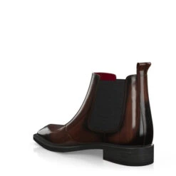 Bottes Chelsea De Luxe Oxford Pour Femmes 11645 -Stripped Boutique 10047 3 0 2