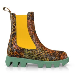 Bottes Mi-mollet Pour Femmes 12176 -Stripped Boutique 10578 6 0 1