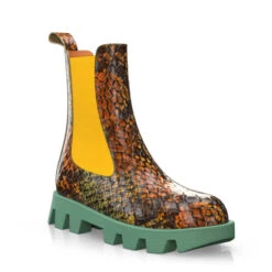 Bottes Mi-mollet Pour Femmes 12176 -Stripped Boutique 10578 7 0 1