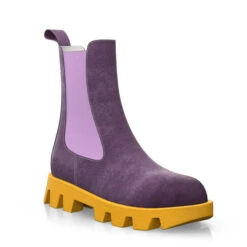 Bottes Mi-mollet Pour Femmes 12182 -Stripped Boutique 10584 7 0 1