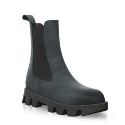 Bottes Mi-mollet Pour Femmes 12185 -Stripped Boutique 10587 7 0 1