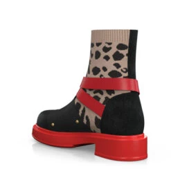 Bottes Mi-mollet Pour Femmes 12197 -Stripped Boutique 10599 3 0 1 1