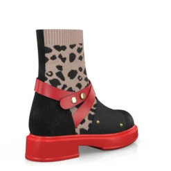 Bottes Mi-mollet Pour Femmes 12197 -Stripped Boutique 10599 5 0 1 1