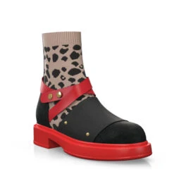 Bottes Mi-mollet Pour Femmes 12197 -Stripped Boutique 10599 7 0 1 1