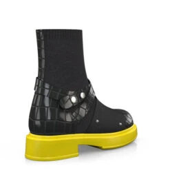 Bottes Mi-mollet Pour Femmes 12200 -Stripped Boutique 10602 5 0 1