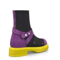 Bottes Mi-mollet Pour Femmes 12203 -Stripped Boutique 10605 5 0 1