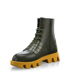 Bottes Mi-mollet Pour Femmes 12626 -Stripped Boutique 11028 1 0 1