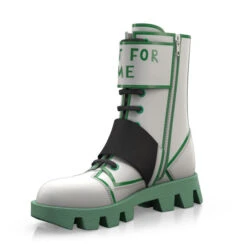 Bottes Mi-mollet Pour Femmes 13763 -Stripped Boutique 12165 1 0 1