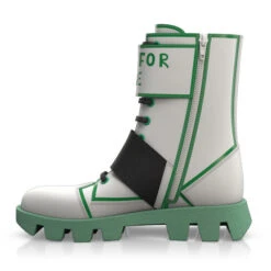 Bottes Mi-mollet Pour Femmes 13763 -Stripped Boutique 12165 2 0 1