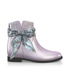 Bottes De Cheville Compensées Cachées 14711 -Stripped Boutique 13113 6 0 1 1