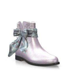 Bottes De Cheville Compensées Cachées 14711 -Stripped Boutique 13113 7 0 1 1