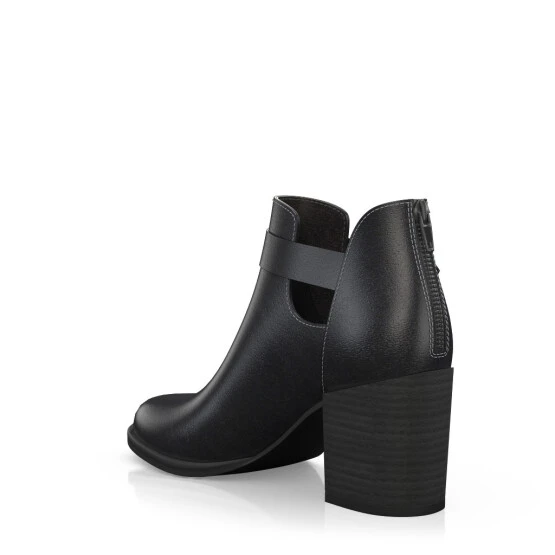 Bottines à Talon Large 2984 4 Bottines à Talon Large 2984 – Image 4