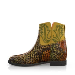 Bottes De Cheville Compensées Cachées 16259 12 Bottes De Cheville Compensées Cachées 16259 -Stripped Boutique 14661 2 0 1