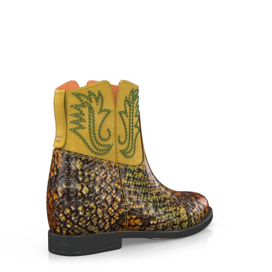 Bottes De Cheville Compensées Cachées 16259 6 Bottes De Cheville Compensées Cachées 16259 – Image 6