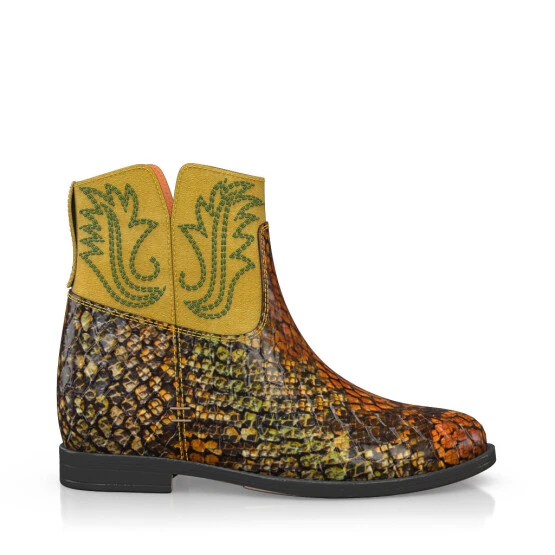 Bottes De Cheville Compensées Cachées 16259 7 Bottes De Cheville Compensées Cachées 16259 – Image 7