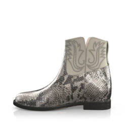 Bottes De Cheville Compensées Cachées 16268 -Stripped Boutique 14670 2 0 1