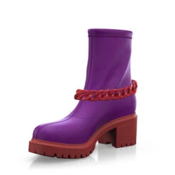 Bottines Chaussettes à Plateforme 26452 -Stripped Boutique 24854 1 0 1