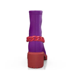 Bottines Chaussettes à Plateforme 26452 -Stripped Boutique 24854 4 0 1