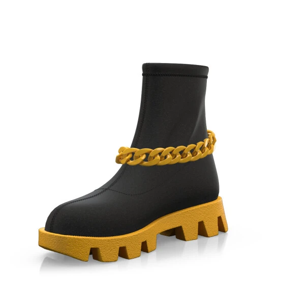 Bottines Chaussettes à Plateforme 26665 2 Bottines Chaussettes à Plateforme 26665 – Image 2