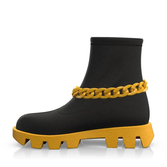 Bottines Chaussettes à Plateforme 26665 3 Bottines Chaussettes à Plateforme 26665 – Image 3