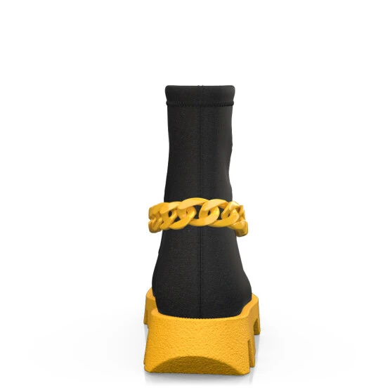 Bottines Chaussettes à Plateforme 26665 5 Bottines Chaussettes à Plateforme 26665 – Image 5