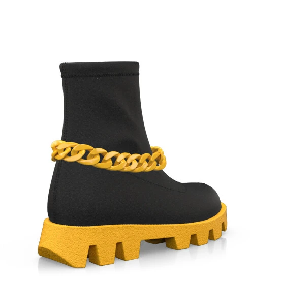 Bottines Chaussettes à Plateforme 26665 6 Bottines Chaussettes à Plateforme 26665 – Image 6