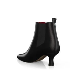 Bottines à Talon Moyen Et Bout Pointu 27044 -Stripped Boutique 25446 3 0 1 1