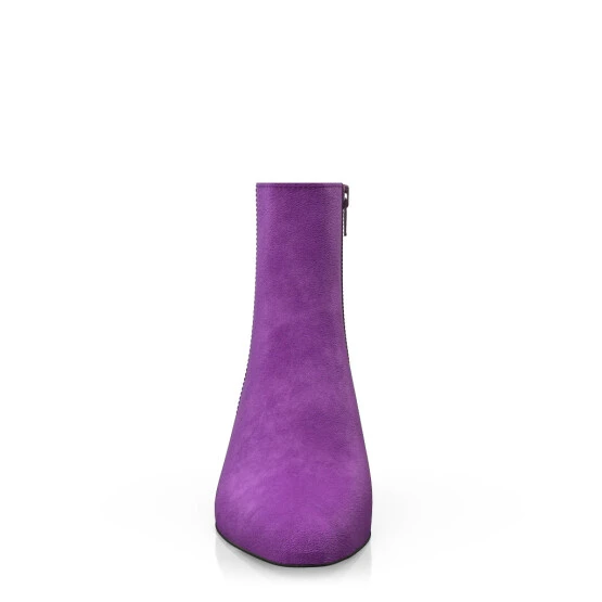 Bottines à Talon Moyen Et Bout Pointu 27047 1 Bottines à Talon Moyen Et Bout Pointu 27047