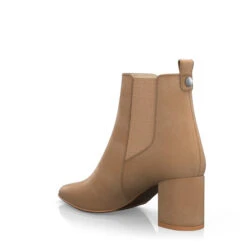 Bottines à Talon Moyen Et Bout Pointu 27233 -Stripped Boutique 25635 3 0 1