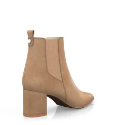 Bottines à Talon Moyen Et Bout Pointu 27233 -Stripped Boutique 25635 5 0 1