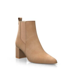 Bottines à Talon Moyen Et Bout Pointu 27233 -Stripped Boutique 25635 7 0 1