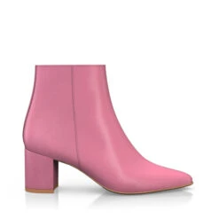 Bottines à Talon Moyen Et Bout Pointu 27272 -Stripped Boutique 25674 6 0 2