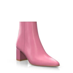 Bottines à Talon Moyen Et Bout Pointu 27272 -Stripped Boutique 25674 7 0 2