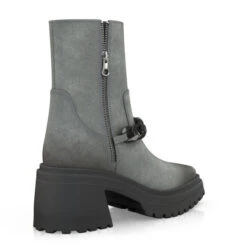 Bottines De Combat à Plateforme 27950 -Stripped Boutique 26352 5 0 2 1