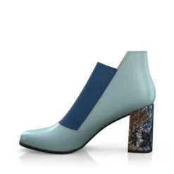 Bottines à Talons Bas Haut De Gamme 28890 -Stripped Boutique 27292 2 0 1