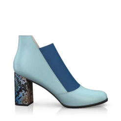 Bottines à Talons Bas Haut De Gamme 28890 -Stripped Boutique 27292 6 0 1