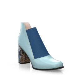 Bottines à Talons Bas Haut De Gamme 28890 -Stripped Boutique 27292 7 0 1