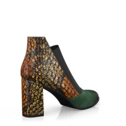 Bottines à Talons Bas Haut De Gamme 28893 -Stripped Boutique 27295 5 0 2