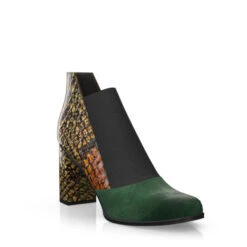 Bottines à Talons Bas Haut De Gamme 28893 -Stripped Boutique 27295 7 0 2