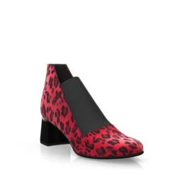 Bottines à Talons Bas Haut De Gamme 28899 -Stripped Boutique 27301 7 0 1