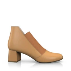 Bottines à Talons Bas Haut De Gamme 28905 -Stripped Boutique 27307 6 0 1