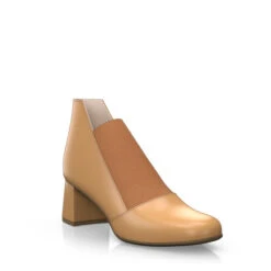 Bottines à Talons Bas Haut De Gamme 28905 -Stripped Boutique 27307 7 0 1