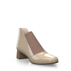 Bottines à Talons Bas Haut De Gamme 28917 -Stripped Boutique 27319 7 0 1