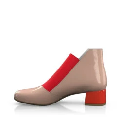 Bottines à Talons Bas Haut De Gamme 28923 -Stripped Boutique 27325 2 0 1 1