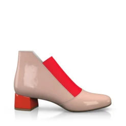 Bottines à Talons Bas Haut De Gamme 28923 -Stripped Boutique 27325 6 0 1 1