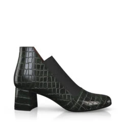 Bottines à Talons Bas Haut De Gamme 28932 -Stripped Boutique 27334 6 0 1