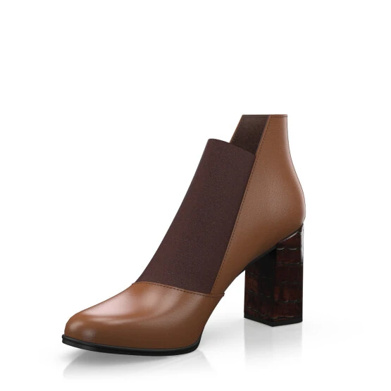 Bottines à Talons Bas Haut De Gamme 28935 2 Bottines à Talons Bas Haut De Gamme 28935 – Image 2