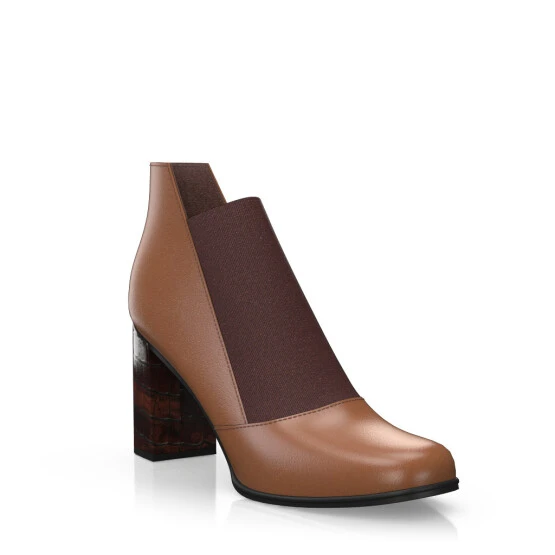 Bottines à Talons Bas Haut De Gamme 28935 8 Bottines à Talons Bas Haut De Gamme 28935 – Image 8